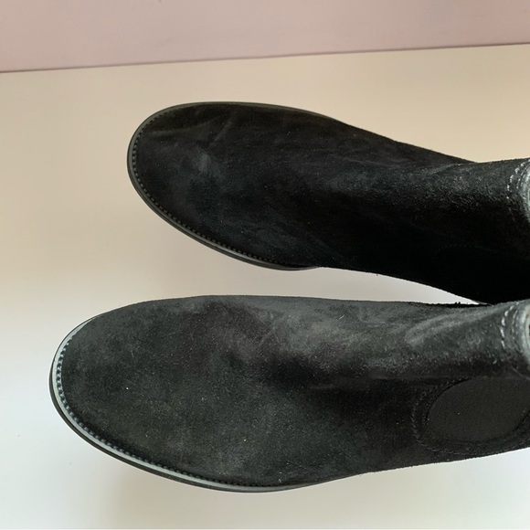 Paul Green Women Jax Fine Black Suede Chelsea Boots size Austrian 6.5/US 9 - Picture 7 of 10